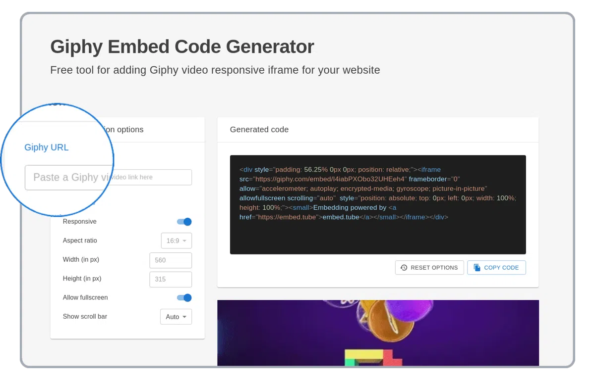 Captura de pantalla del camp d’URL