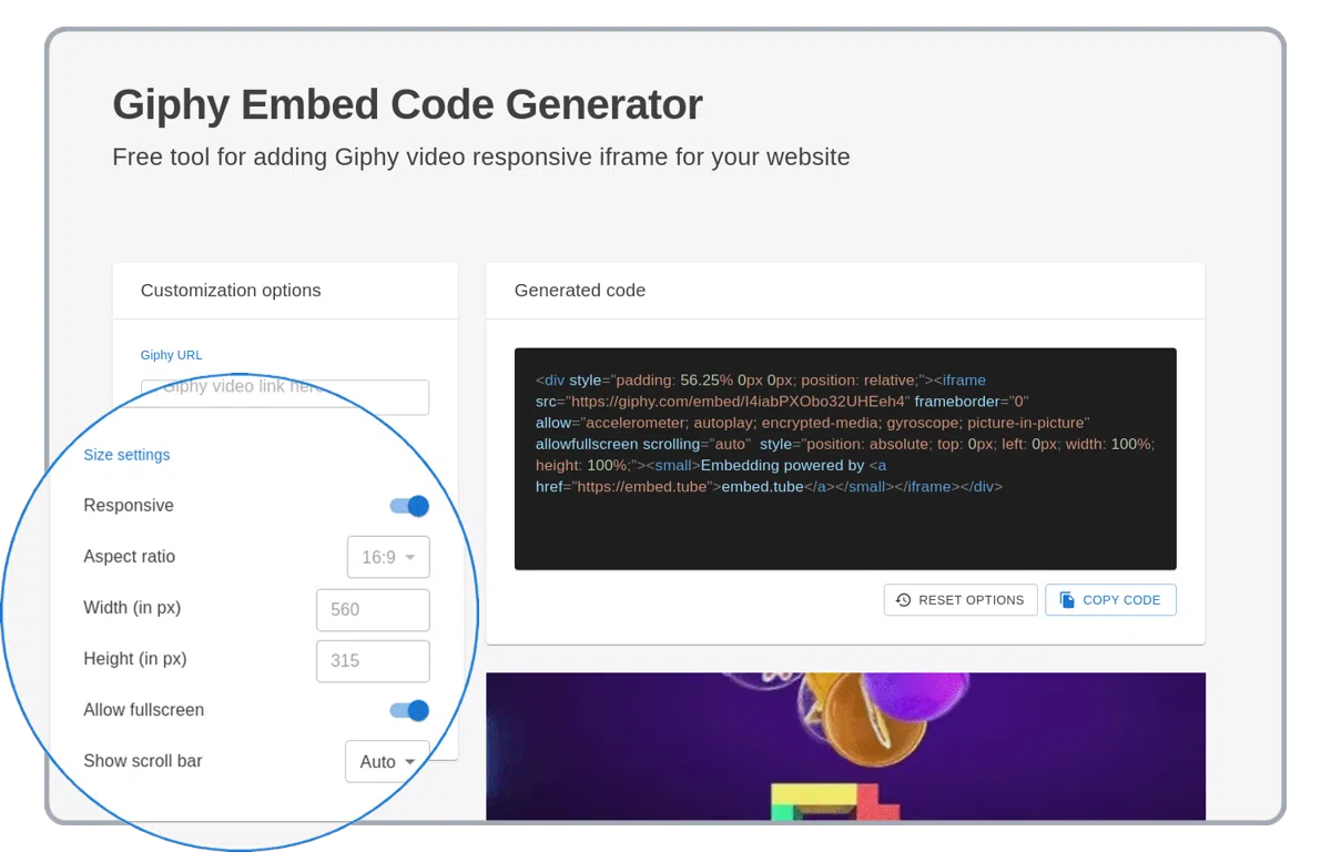 creates GIF maker for some videos with embed code - BBC News